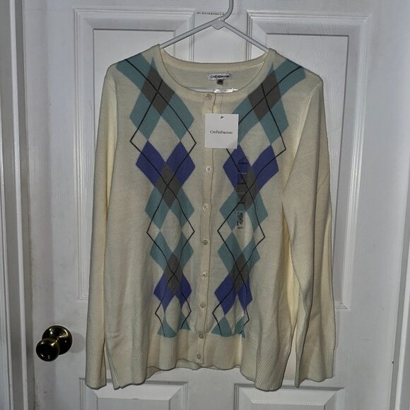 NWT Cardigan Sweater by Croft & Barrow Size XL - Picture 1 of 3